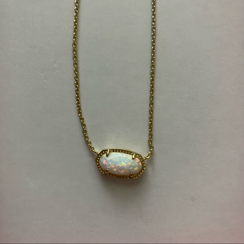Gold Elisa necklace by Kendra Scott